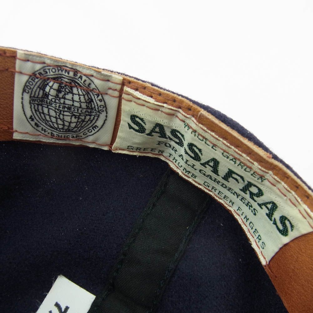 【美品】 SASSAFRAS × COOPERSTOWN BALL CAP SF SASSAFRAS(ササフラス)/SF Reflective Cap ササフラス