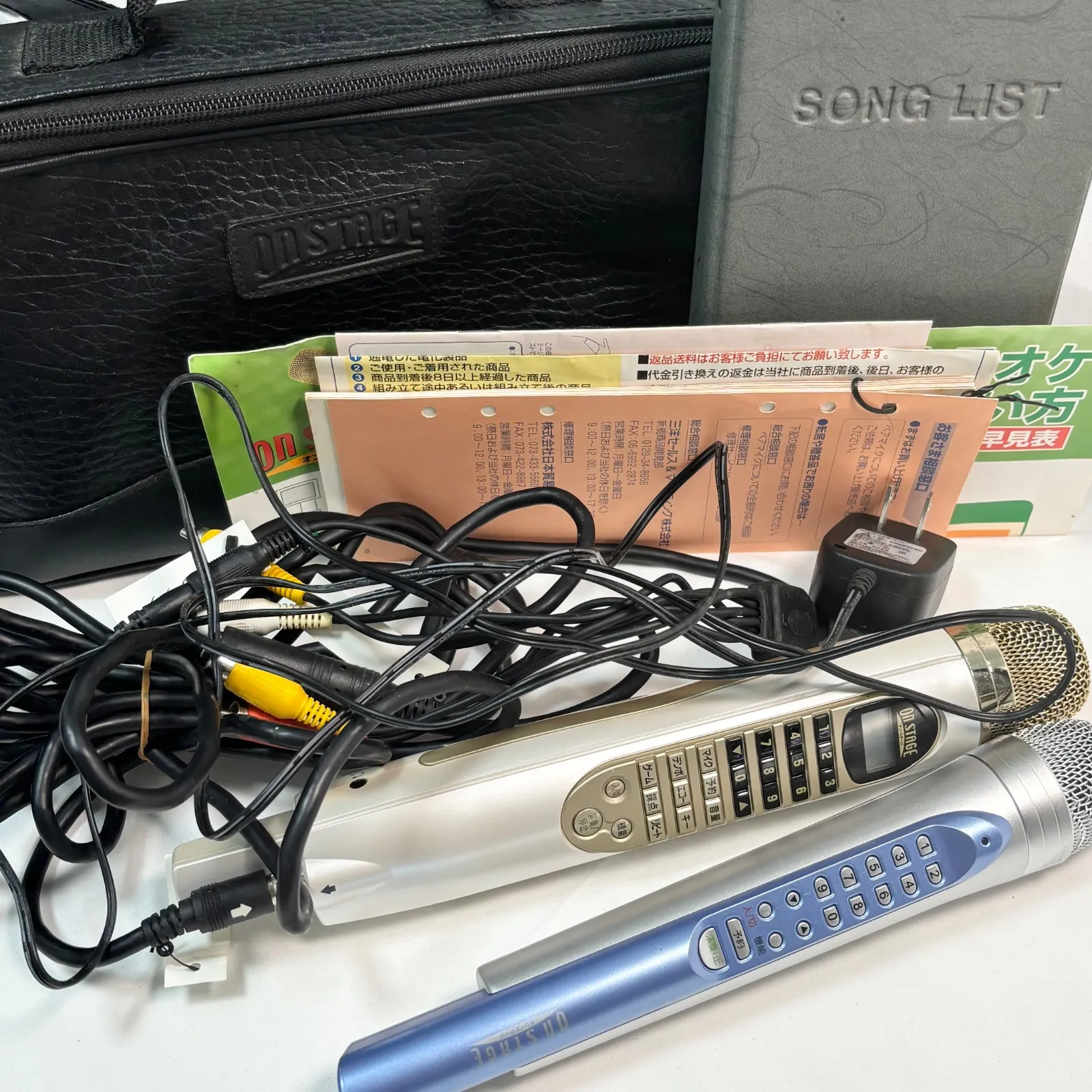 オンステージ 家庭用カラオケ Z-PK1000 Z-PKD2 ペアマイクセット オンステージ 家庭用カラオケ Z-PK1000 Z-PKD2 ペアマイクセット