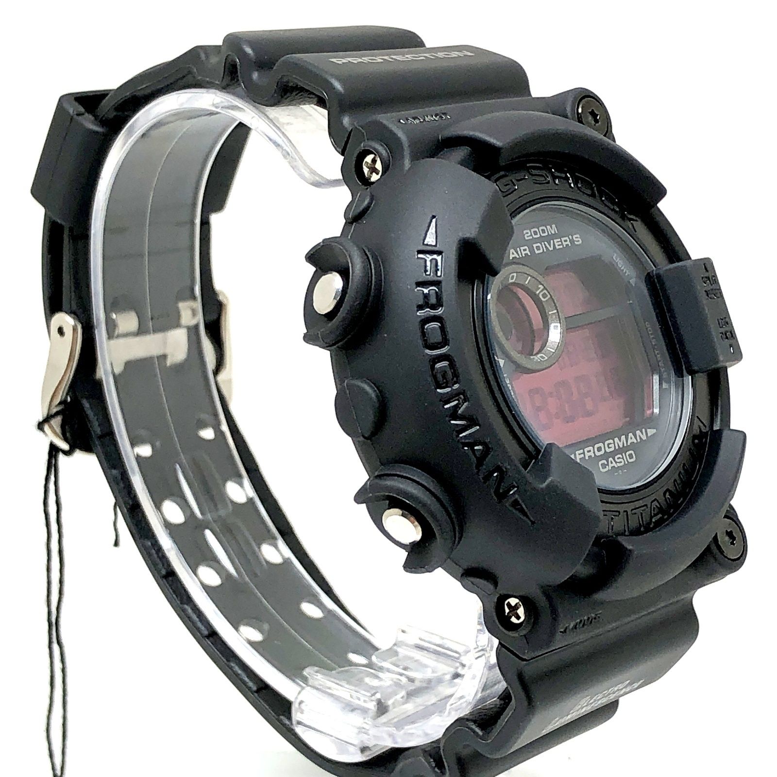 G-SHOCK ジーショック DW-8200BK-1 FROGMAN REAL BLACK