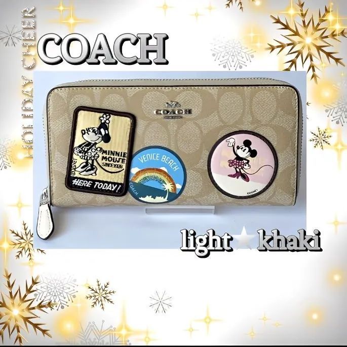 セール中✳️ Sale 匿名配送 新品 ✳️ COACH コーチ 財布 ✳️ミニー