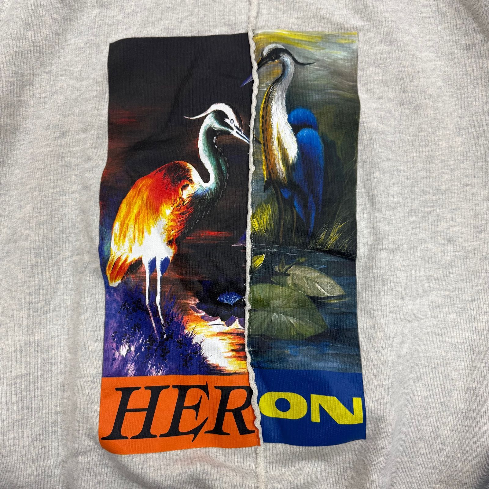 Heron Preston Split Herons Sweatshirt スプリットヘロンスウェット 