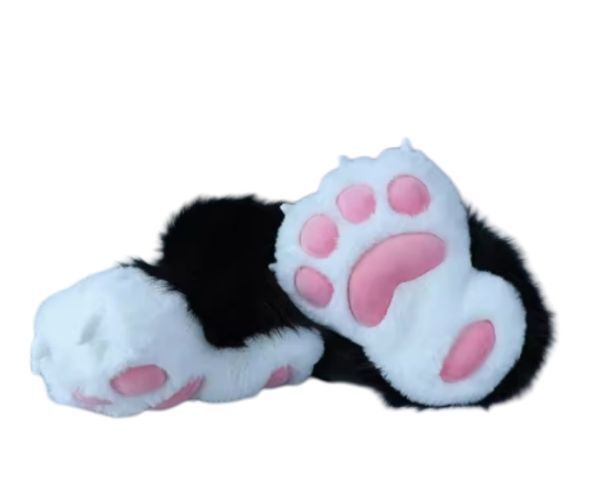 着ぐるみ ケモノ足 靴下 黒 フリーサイズ 21.5ー28CM ケモノ脚 ファースーツ fursuit ぬいぐるみ コスプレ コスチューム kigurumi 着ぐるみ ケモノ足 靴下 黒 フリーサイズ 21.5ー28CM ケモノ脚 ファー