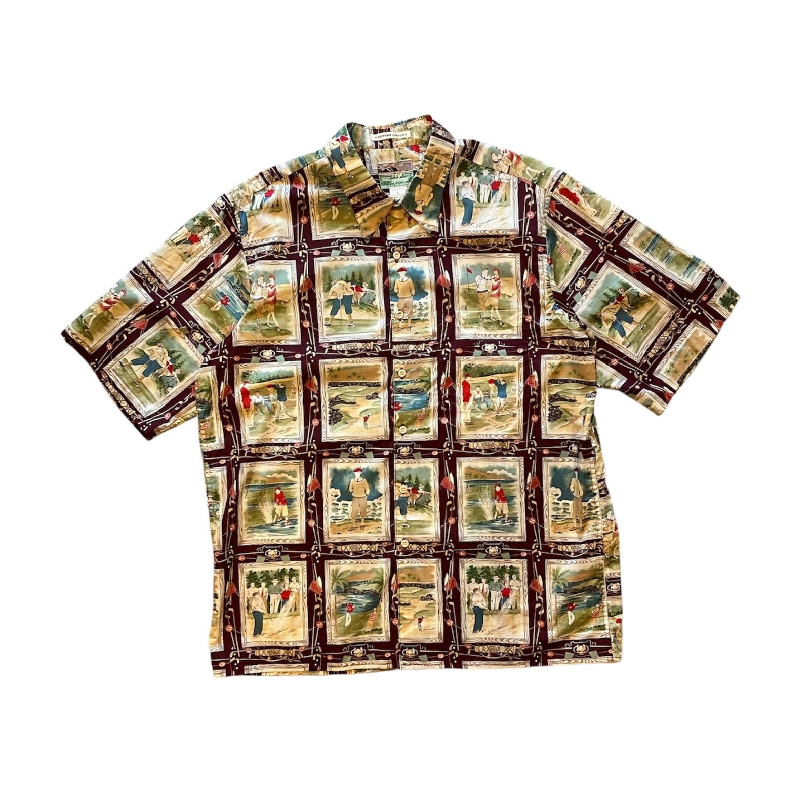 80s 90s Reyn spooner アロハシャツ ダイヤモンドヘッドタグ ハワイ製