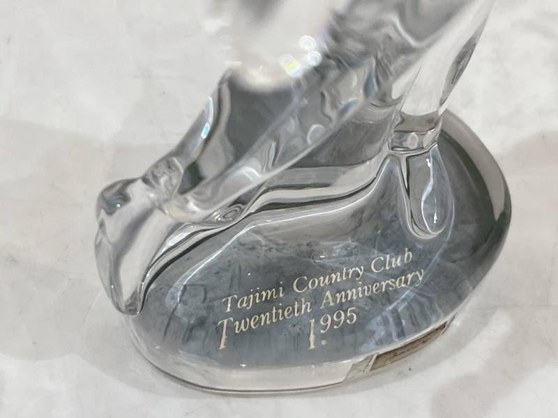 バカラ Baccarat クリスタルガラス ゴルフスイング 置物 バカラ Baccarat クリスタルガラス ゴルフスイング 置物 - メルカリ