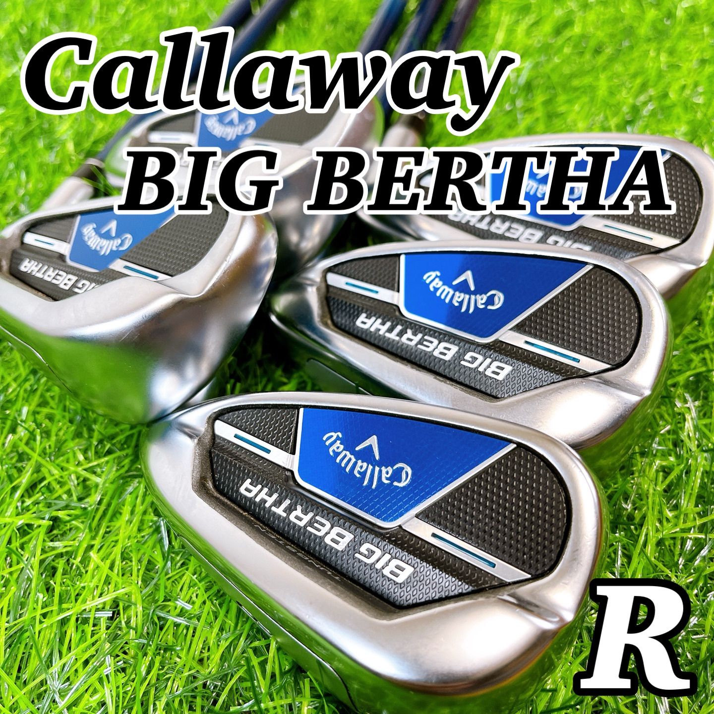 callaway BIG BERTHA / キャロウェイ ビッグバーサ B21 アイアン 5本セット メンズ 美品 - メルカリ