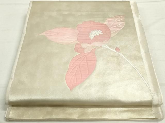 平和屋着物◎太鼓柄袋帯 枝椿 銀糸 正絹 逸品 DAAU1345qa - メルカリ