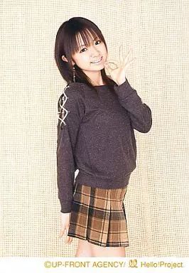 中古】生写真(ハロプロ) モーニング娘。/紺野あさ美/膝上・衣装グレー