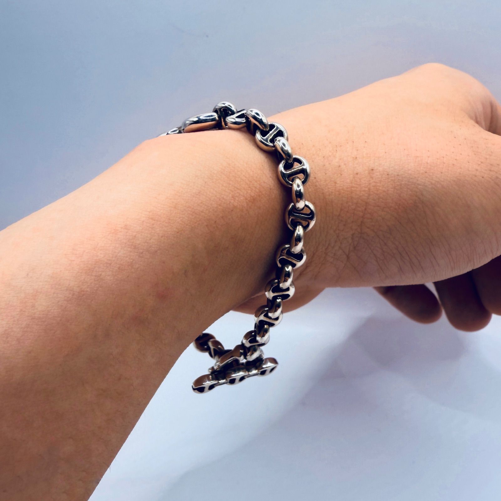 美品 付属品付】HOORSENBUHS Tri-Link Diamond Bracelet - メルカリ