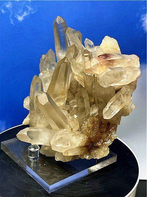 ◆超強いパワーヒマラヤ産天然水晶クラスターYTB85B6/145B49C ◇超強いパワーヒマラヤ産水晶クラスターYTB85B6/123B50A - メルカリ