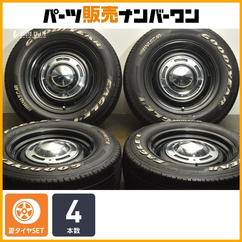 カスタム用に ディーン クロスカントリー 16in 7J 40 グッドイヤー イーグル ナスカー 215 65R16 ハイエース レジアスエース