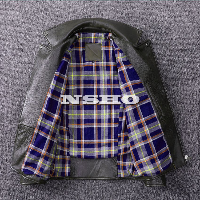 上質革ジャン　メンズ　カウハイド　牛革　フーデッド　UKスタイル　ダブルライダース　レザージャケット　ロンジャン 上質革ジャン メンズ カウハイド 牛革 1.5mm UKスタイル ダブル