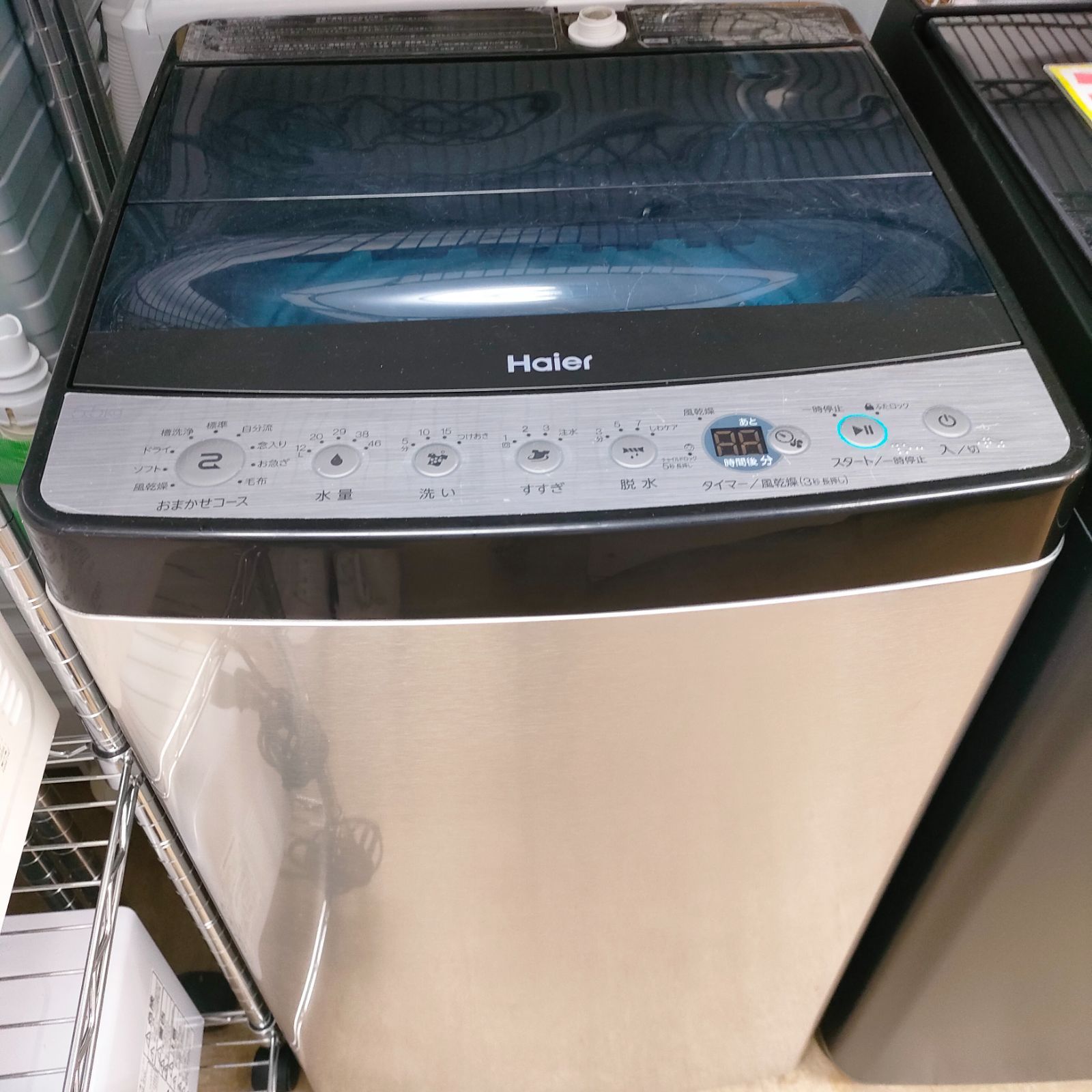 ハイアール Haier 洗濯機 JW-XP2C55F-XK 説明書付き - 生活家電