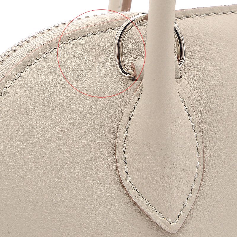 エルメス ボリード27 スイフト パールグレー シルバー金具 Y刻印