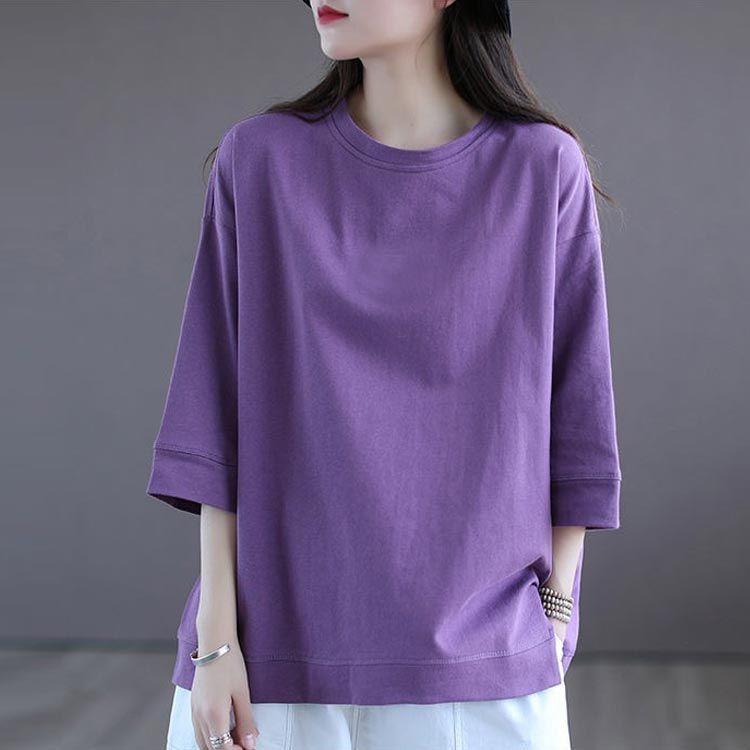 七分袖 Tシャツ レディース 7分袖 トップス 7分袖tシャツ