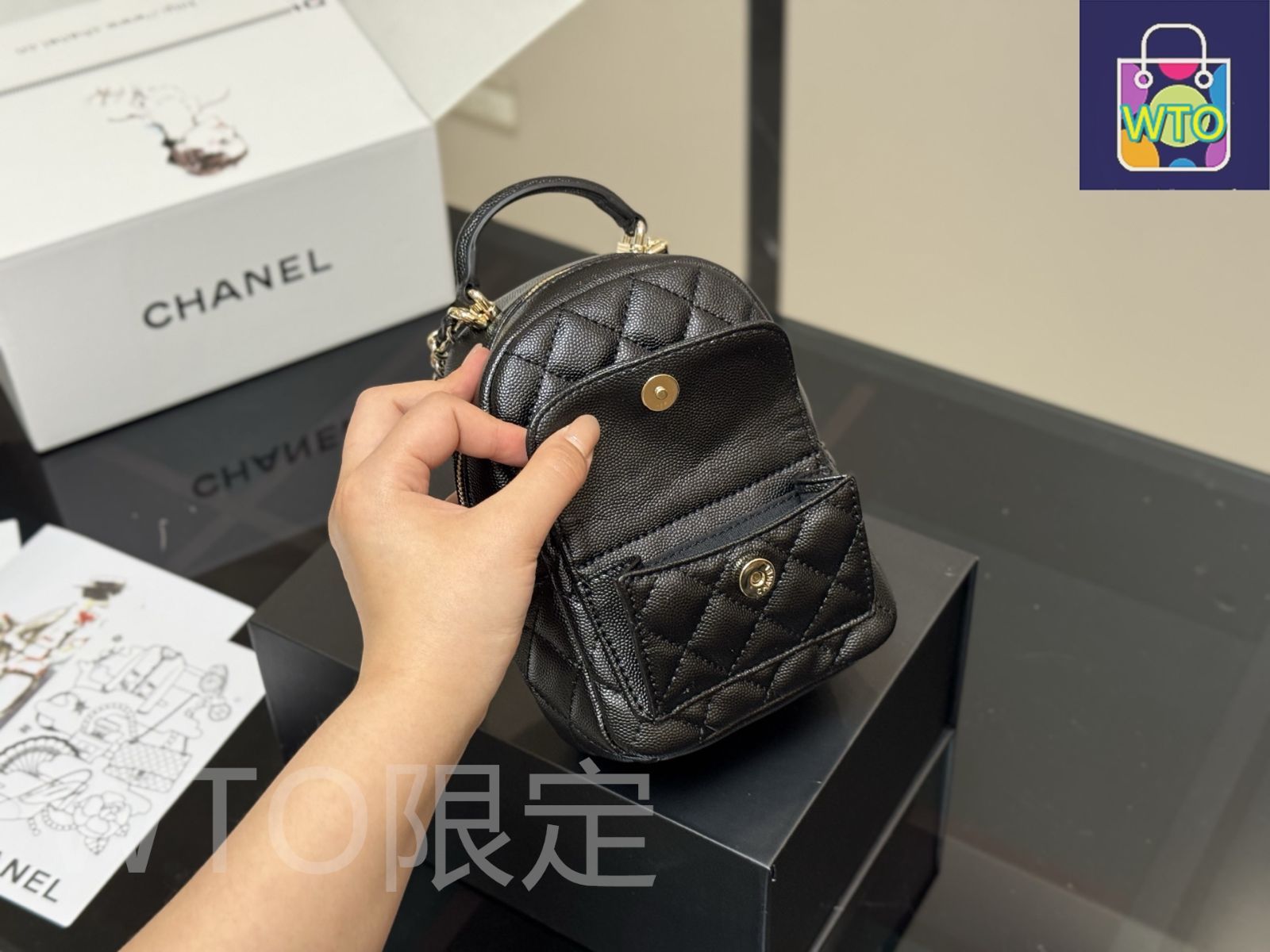 人気！コンパクトで実用的◎【CHANEL】ミニ バックパック 今日特価】Chanel シャネル 24C ミニバックパック シリーズ