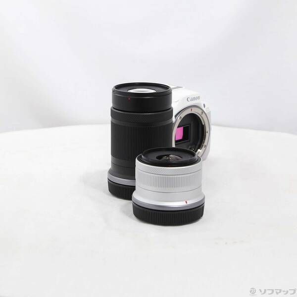 中古品〕 EOS R50 ダブルズームキット ホワイト【269】 - メルカリ