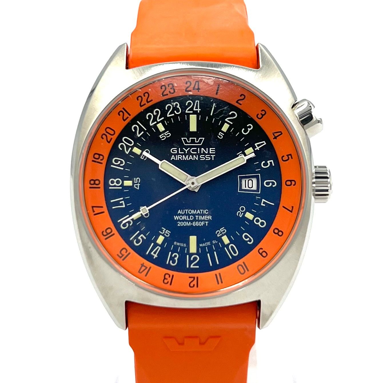 グリシン エアーマン 3856 SST 06 替えベルト 箱付き AIRMAN GYCINE