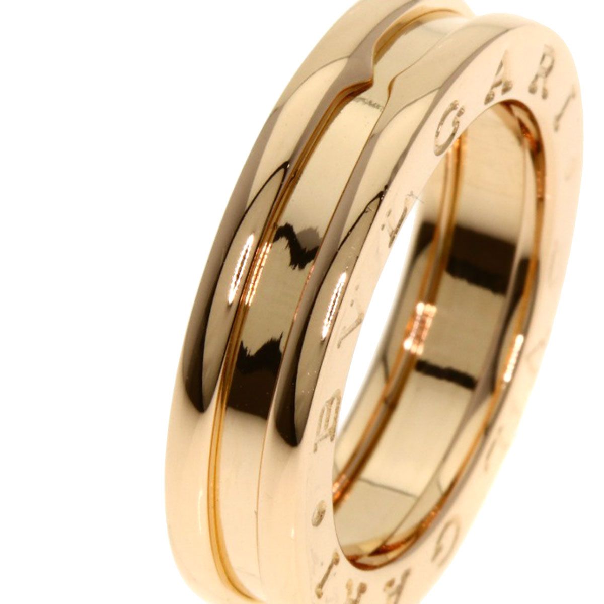 安い！かわいい！ BVLGARI ブルガリ B-zero1 ビーゼロワン 1バンド 48 リング 指輪 K18PG レディース 新作もいち早くお手元に！
