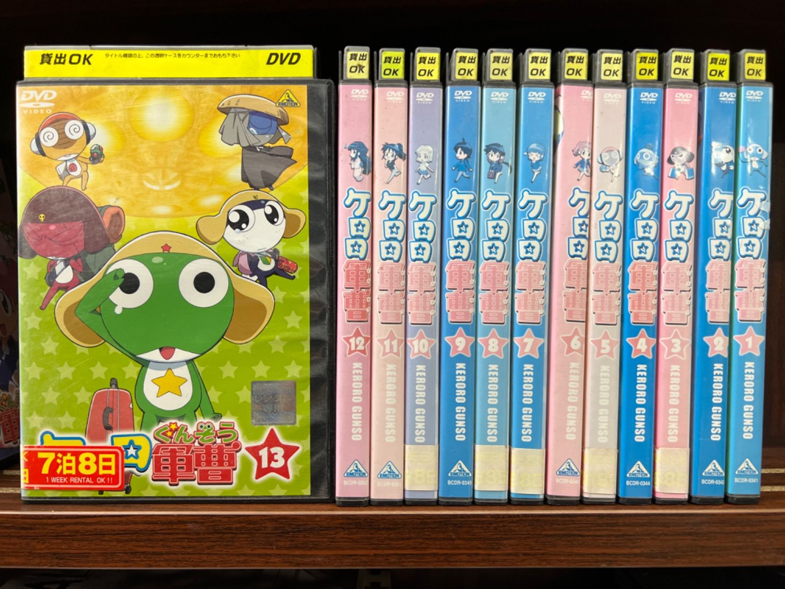超安い ケロロ軍曹 DVD 3rdシーズン全13巻セット＋収納BOX付き 3rd ...