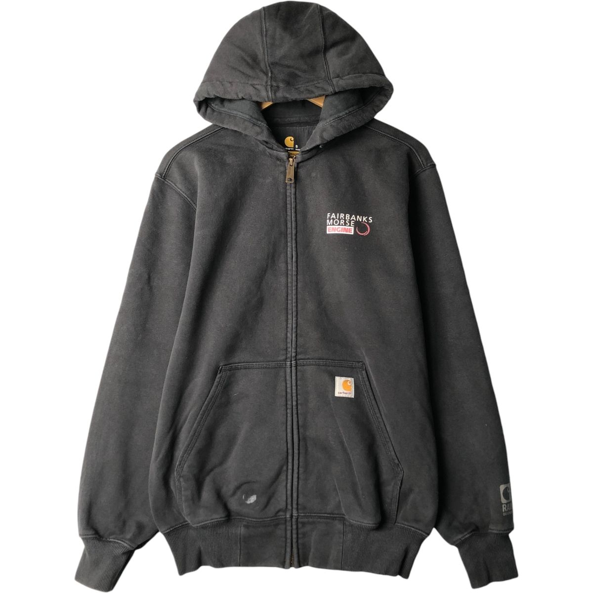 Carhartt 古着 古着 カーハート Carhartt ORIGINAL FIT フルジップスウェット