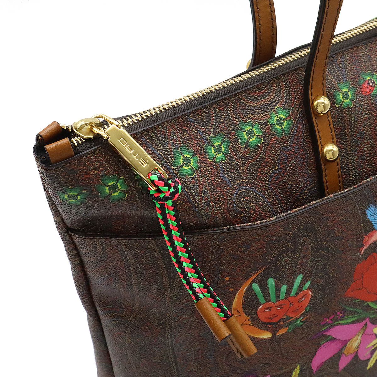 ETRO エトロ アルニカ ペイズリー トートバッグ ショルダー