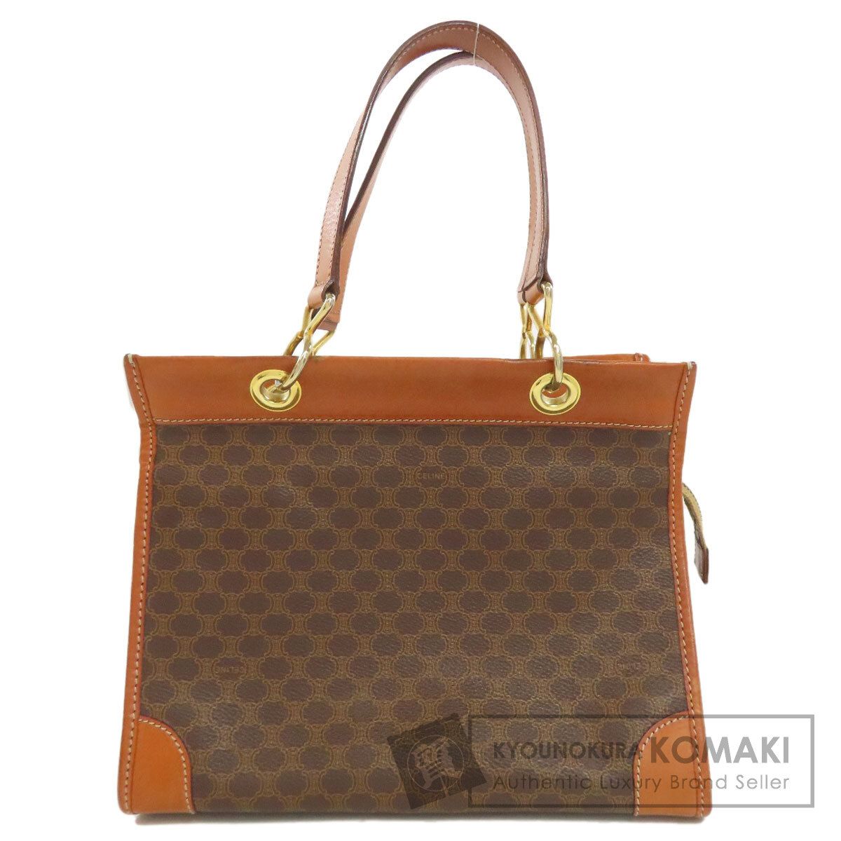 CELINE セリーヌ マカダム柄 トートバッグ PVC レディース