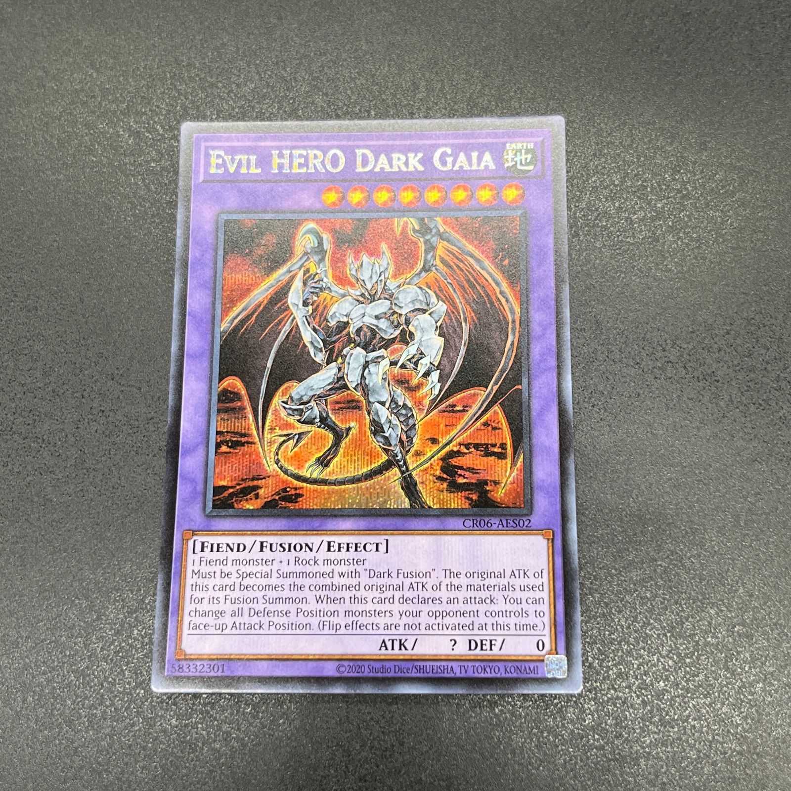 3x 遊戯王 E－HERO ダーク・ガイア/シークレット/英語/泰亜版 A 3 