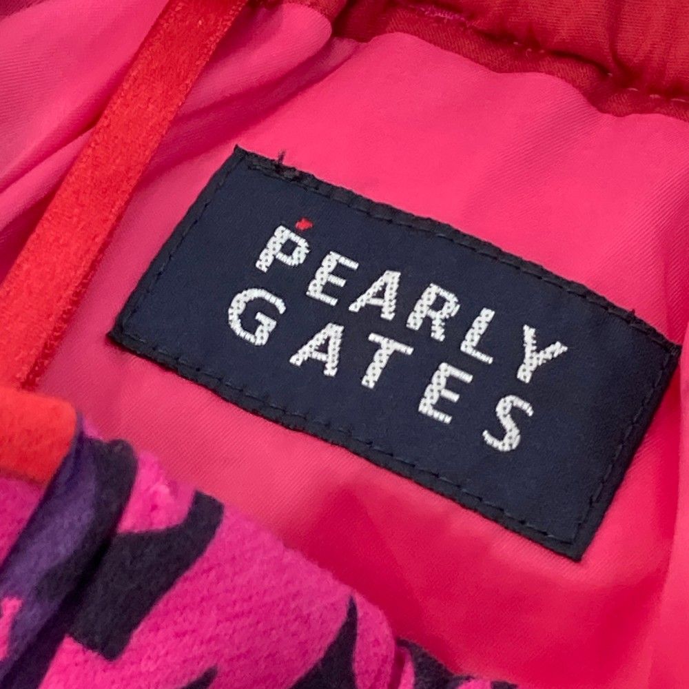 サイズ：00 PEARLY GATES パーリーゲイツ  裏地付き フレアスカート 花柄 ピンク系 [240101438115] ゴルフウェア レディース ストスト サイズ：00 PEARLY GATES パーリーゲイツ 裏地付き フレア