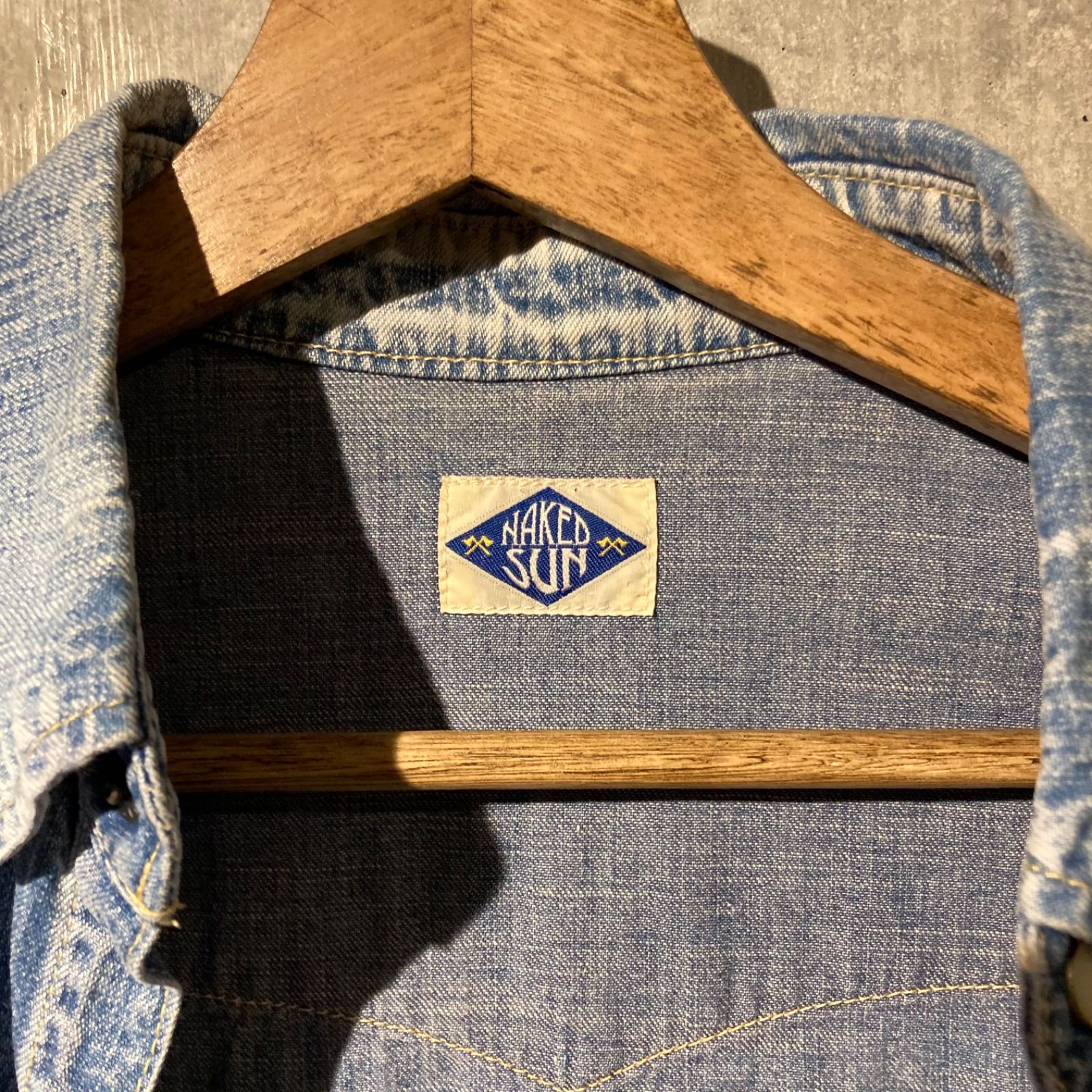 NAKED SUN ネイキッドサン 27MW DENIM WESTERN かる L NAKED SUN ネイキッドサン 27MW DENIM WESTERN かる L