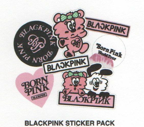 新品未使用】BLACK PINK VERDY コラボ ステッカー 韓国限定