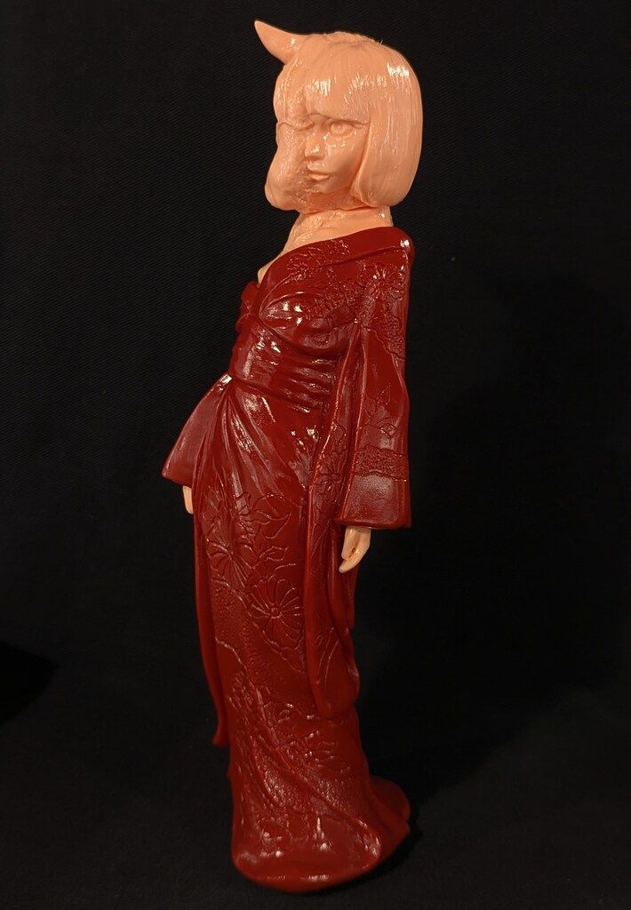 ヒカリトイズ 真説・物ノ怪少女 くだん 肌色成型/赤/彩色版　未使用品 ヒカリトイズ 真説・物ノ怪少女 くだん 肌色成型/赤 - メルカリ