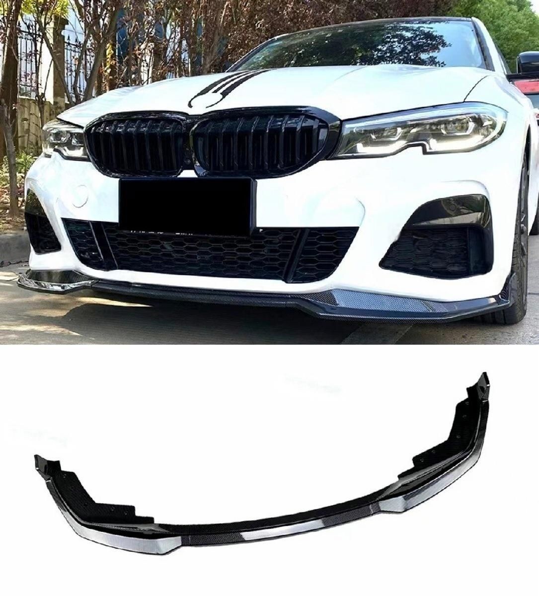 ガ*ャ様 【新品！】BMW G20 G21 フロントリップスポイラー グロスブラ BMW G20 G21 Mスポーツ フロントリップスポイラー
