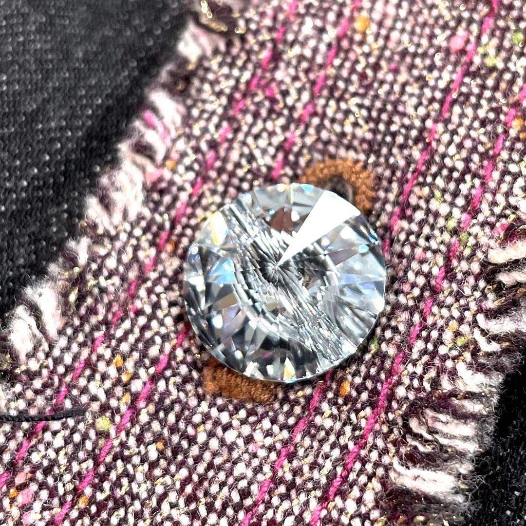 美品　ソニアリキエル　SONIA RYKIEL ストレッチデニムジャケット ✨美品✨ ソニアリキエル デニムジャケット ストレッチ フリンジ