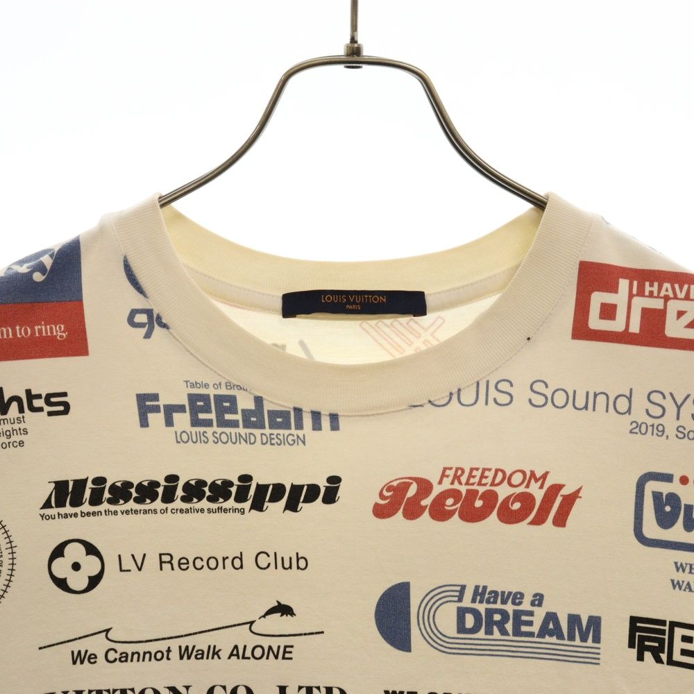 ヴィトンオールオーバーロゴプリントTシャツ マルチロゴプリント