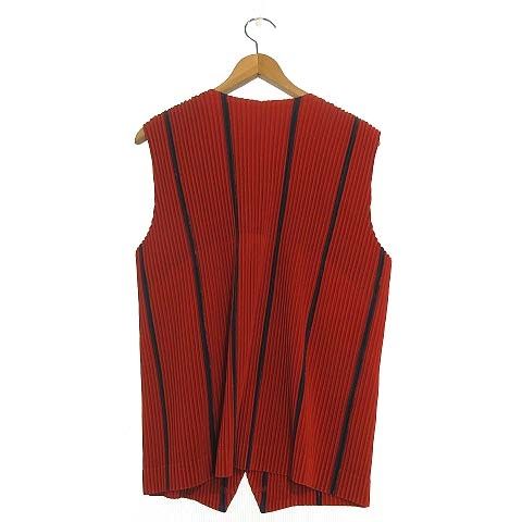 【美品】オムプリッセイッセイミヤケ セットアップ プリーツベスト プリーツパンツ オムプリッセイッセイミヤケ HOMME PLISSE ISSEY MIYAKE ベスト