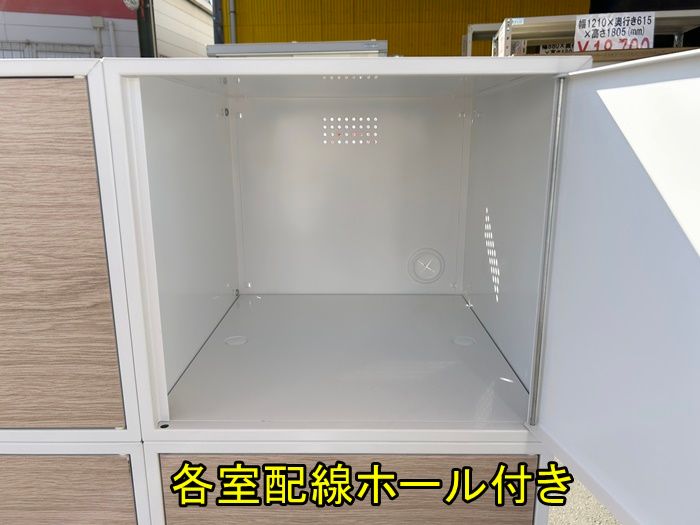 スタッキングスチールロッカー ６台セット