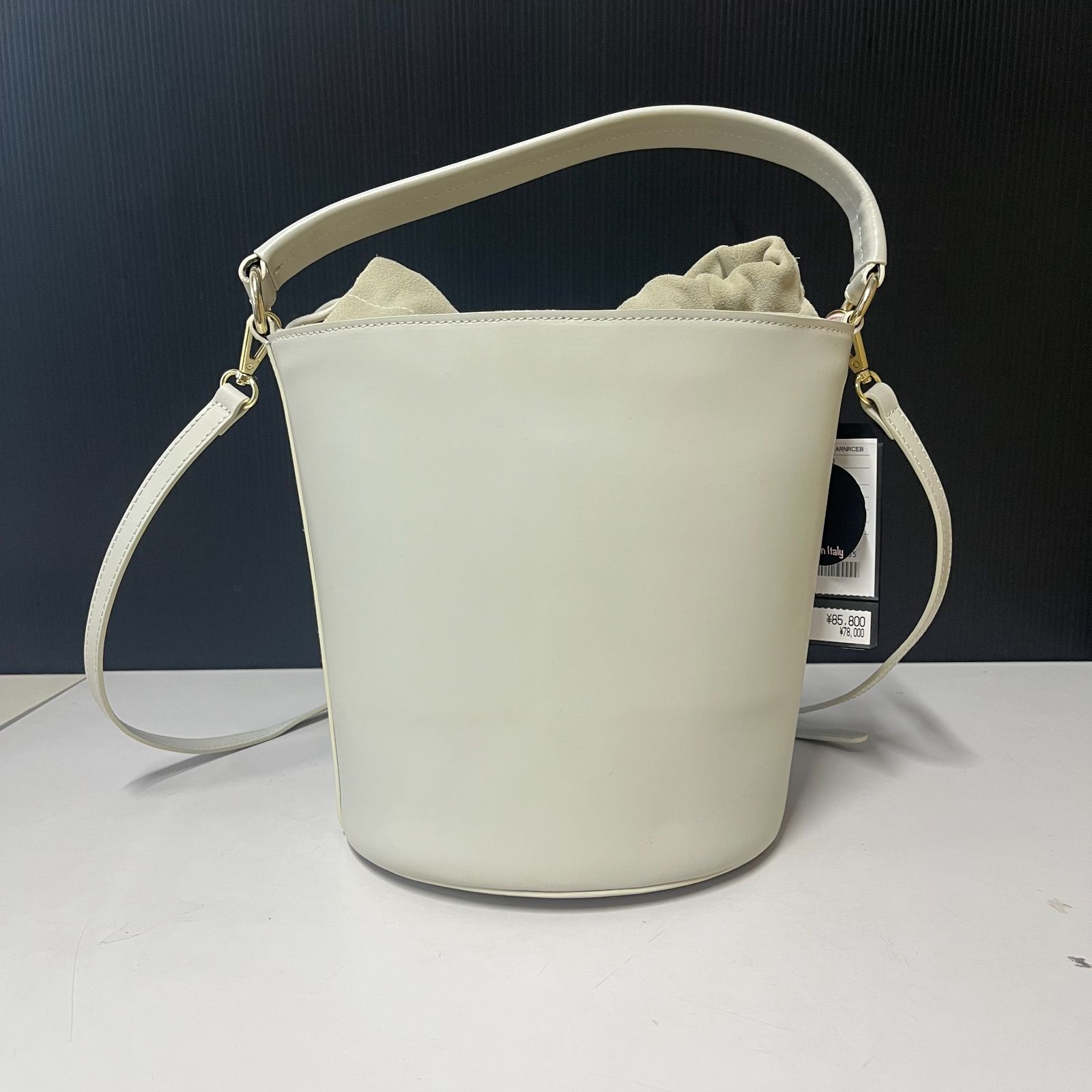 むつ79-061401】M Rose エンメローズ バケツ型 2wayバッグ【新品・未