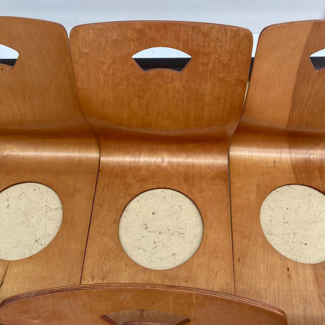 木製座椅 昭和レトロ 旅館 和室 6脚セット 木製座椅 昭和レトロ 旅館 和室 6脚セット - メルカリ