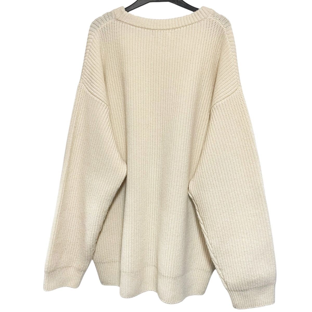 中古】 CELINE セリーヌ ロゴスパンコール ウールニットセーター