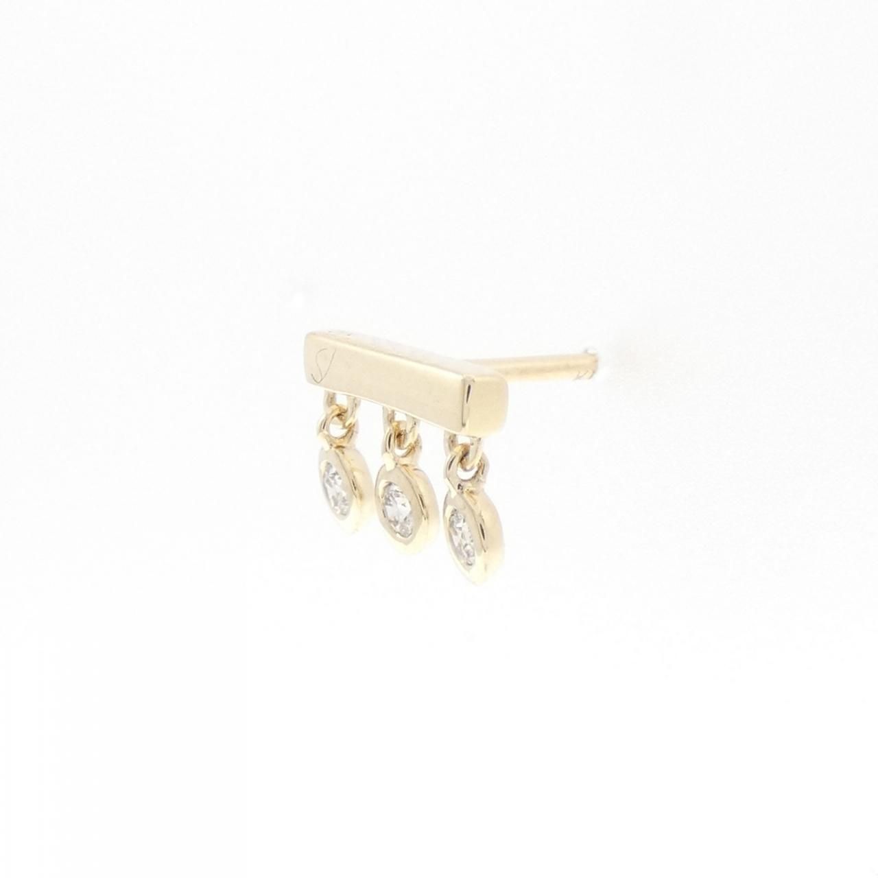 ヒロタカ マラケシュ ピアス 0.06CT 片耳