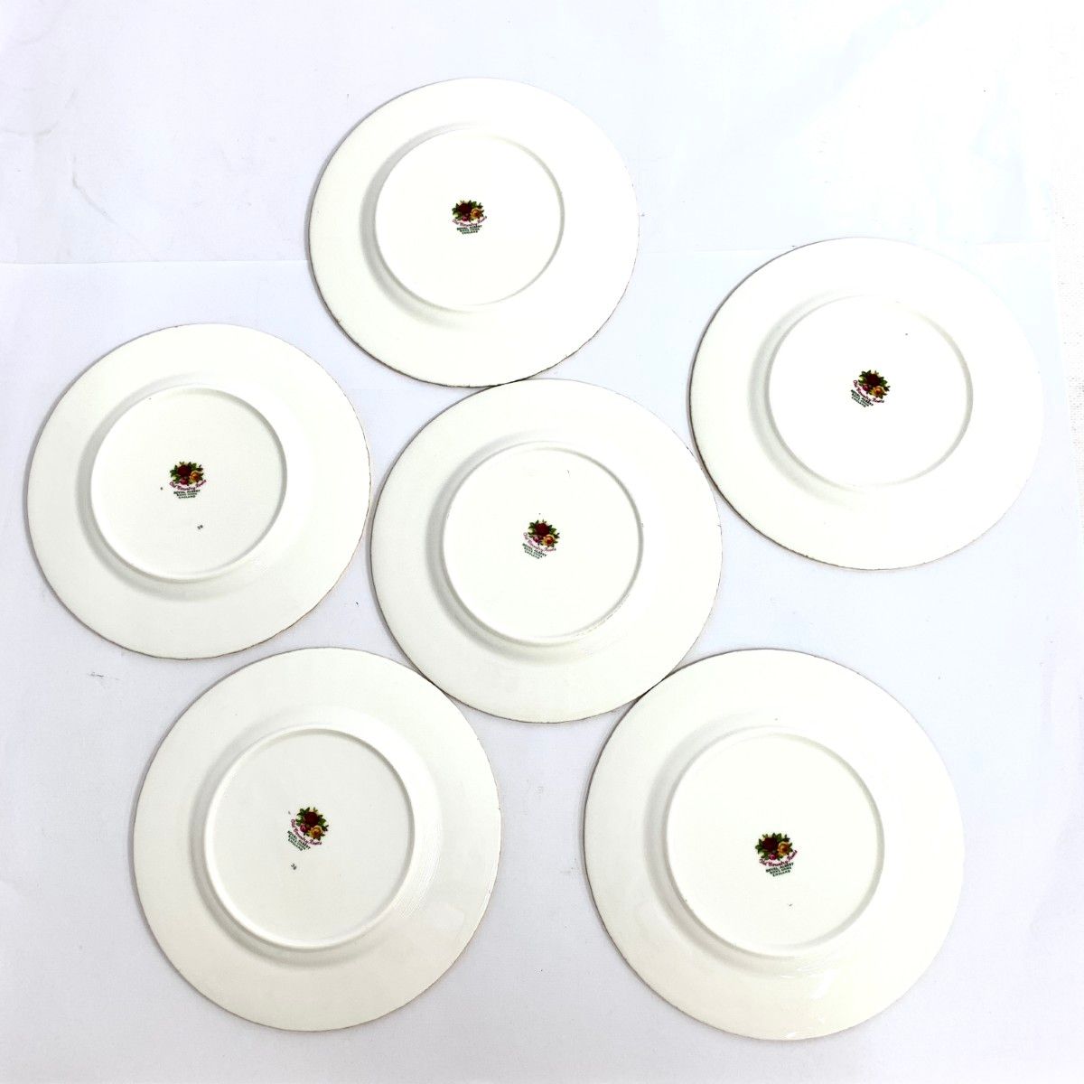 ロイヤルアルバート オールドカントリーローズ プレート 6枚セット 18cm ホワイト 240001135571