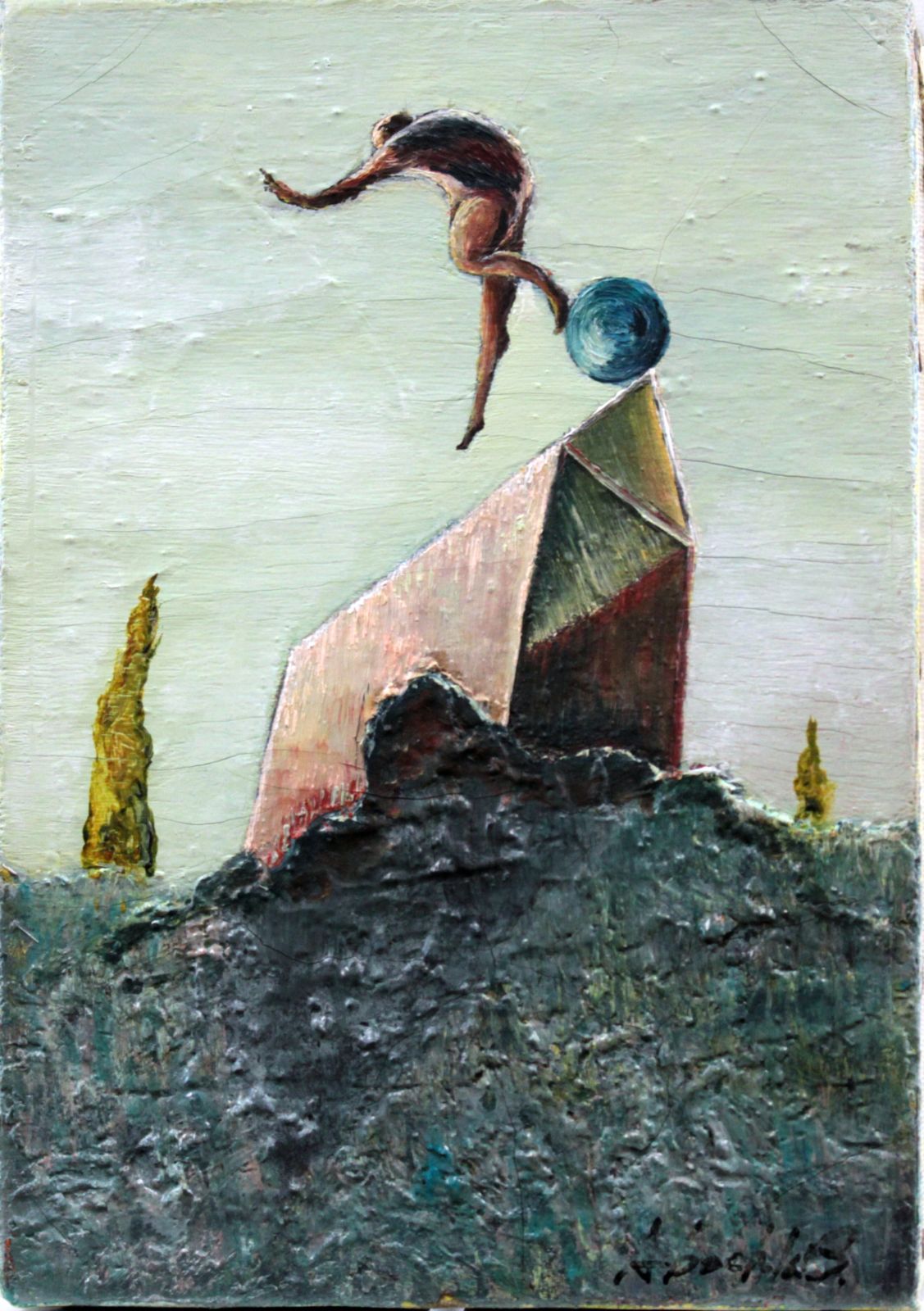 諸富 稔『影ト光』油彩画 絵画 諸富 稔『影ト光』油彩画 絵画 - メルカリ