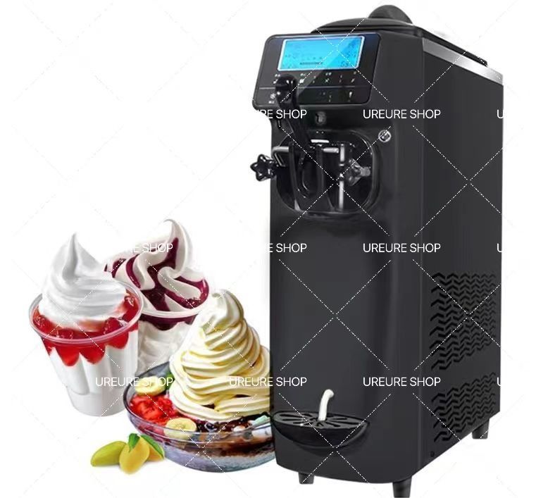 アイスクリームメーカー ソフトアイスクリームマシン商業アイスクリーム製造機夏のスナックショップカフェデスクトップアイスクリームメーカー - メルカリ