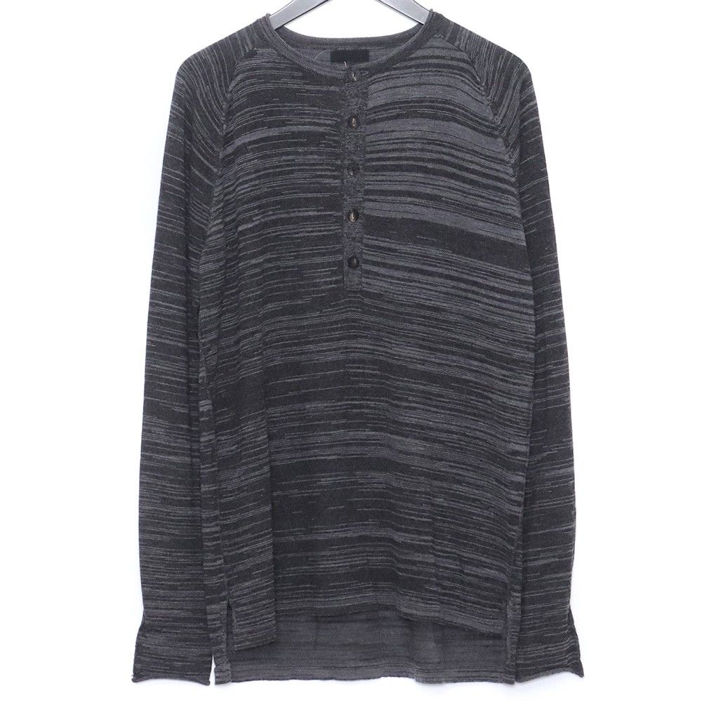 DEVOA Knit henley neck long sleeve サイズ3