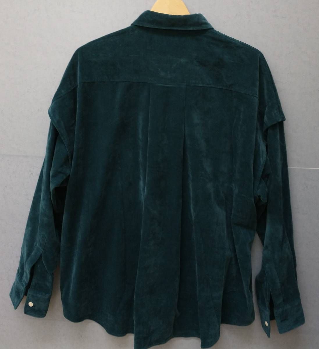 NHOOLYWOOD エヌハリウッド 長袖シャツ 192-SH4-012 長袖シャツ メンズ サイズ38 グリーン