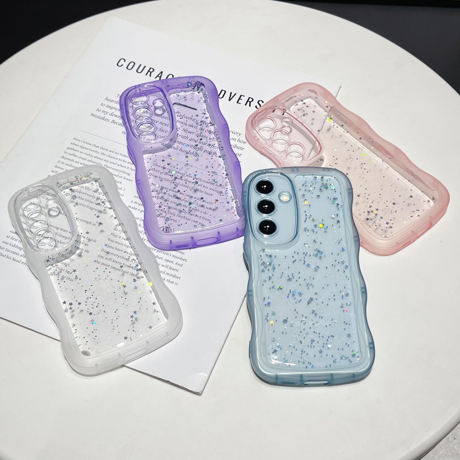 Galaxy S23 FE ケース キラキラ星 ウェーブ 韓国製 - メルカリ