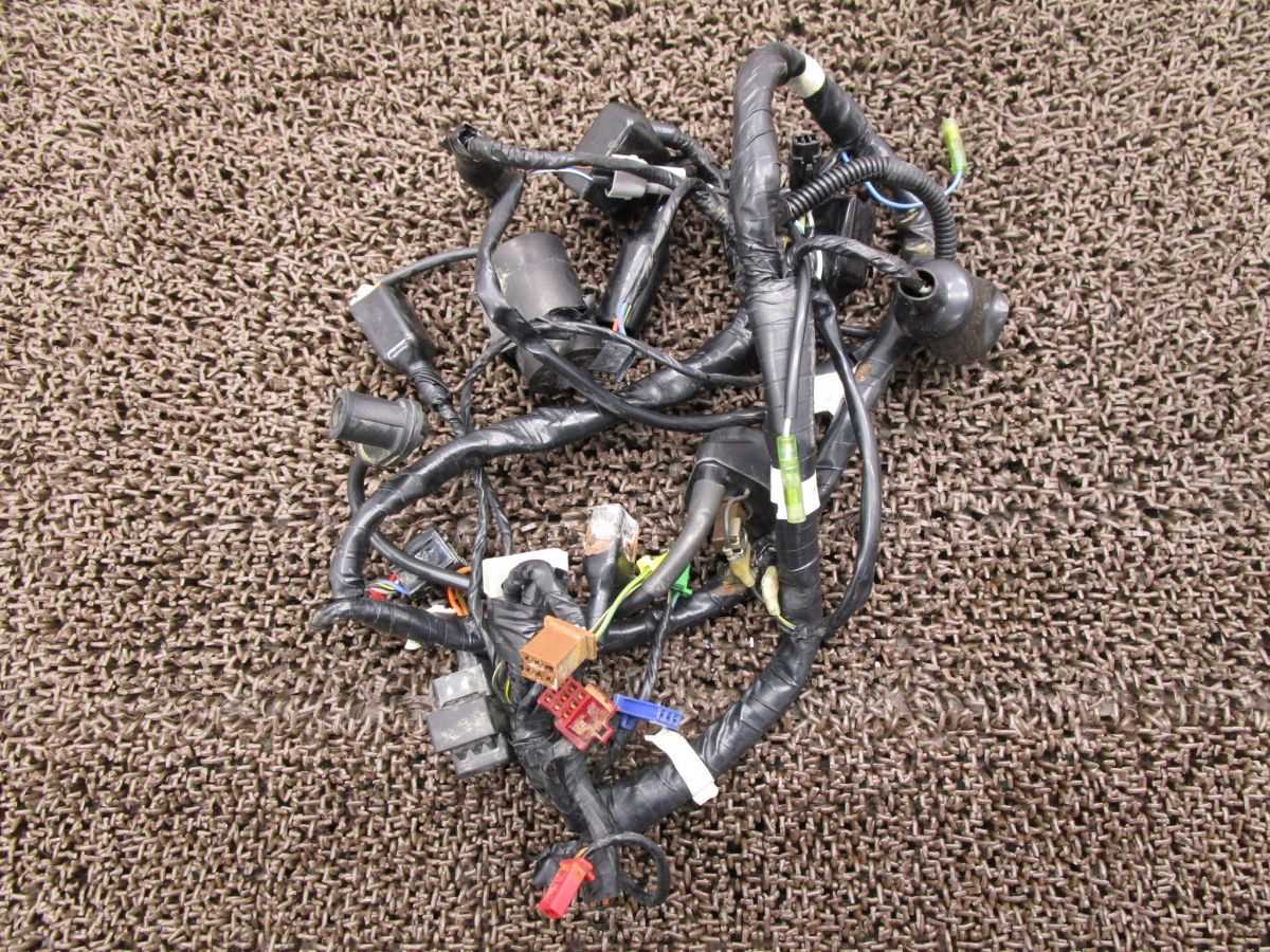 KDX220SR メインハーネス イグニッションコイル △A6898 コンデンサー DX220B カワサキ プラグキャップ キャブ車