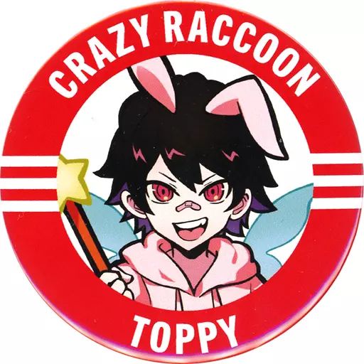 中古】バッジ・ピンズ TOPPY(Crazy Raccoon) 缶バッジ 「MEMBER