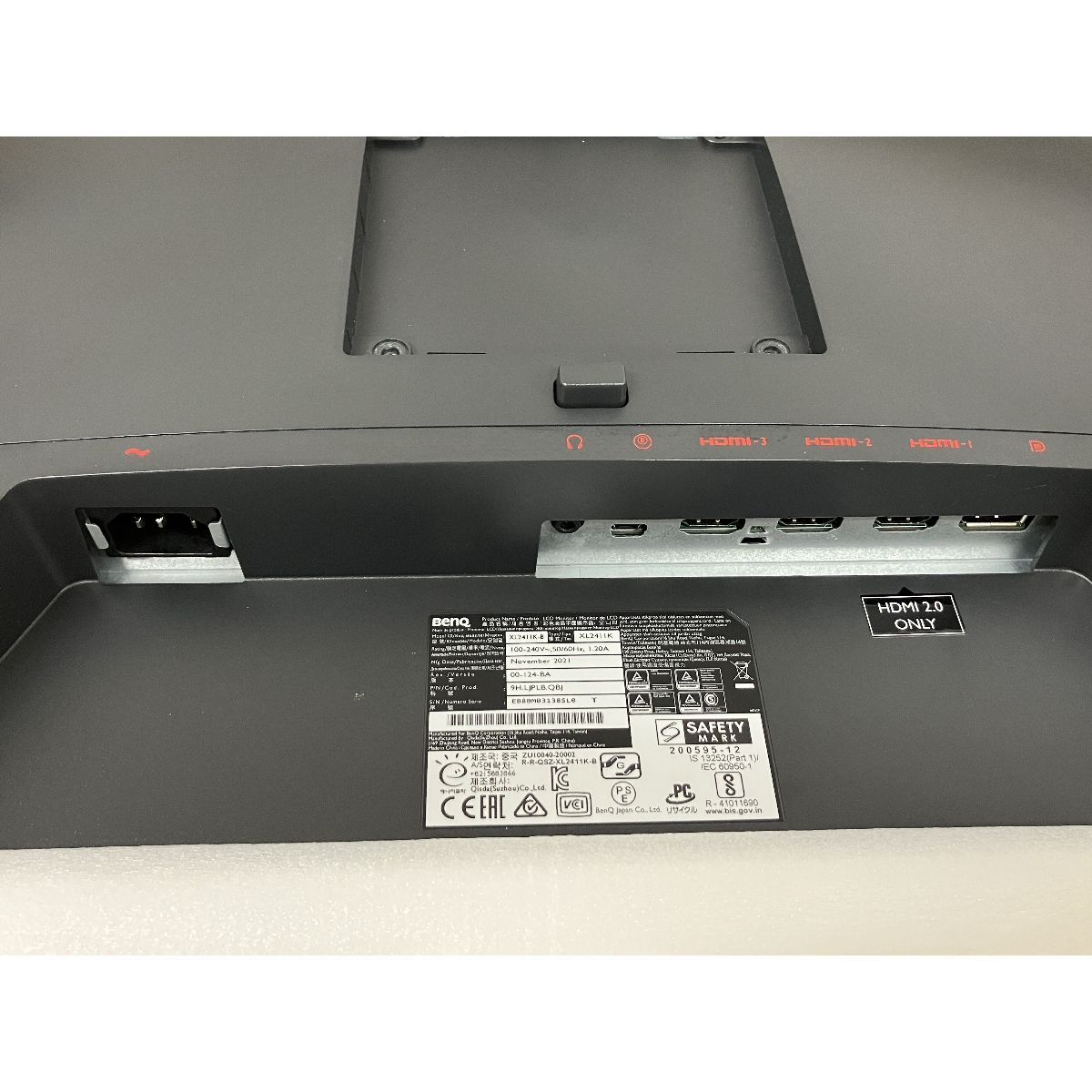 BenQ ベンキュー XL2411K-B 24インチ ゲーミング モニター 2021 BenQ ベンキュー XL2411K-B 24インチ ゲーミング モニター 2021