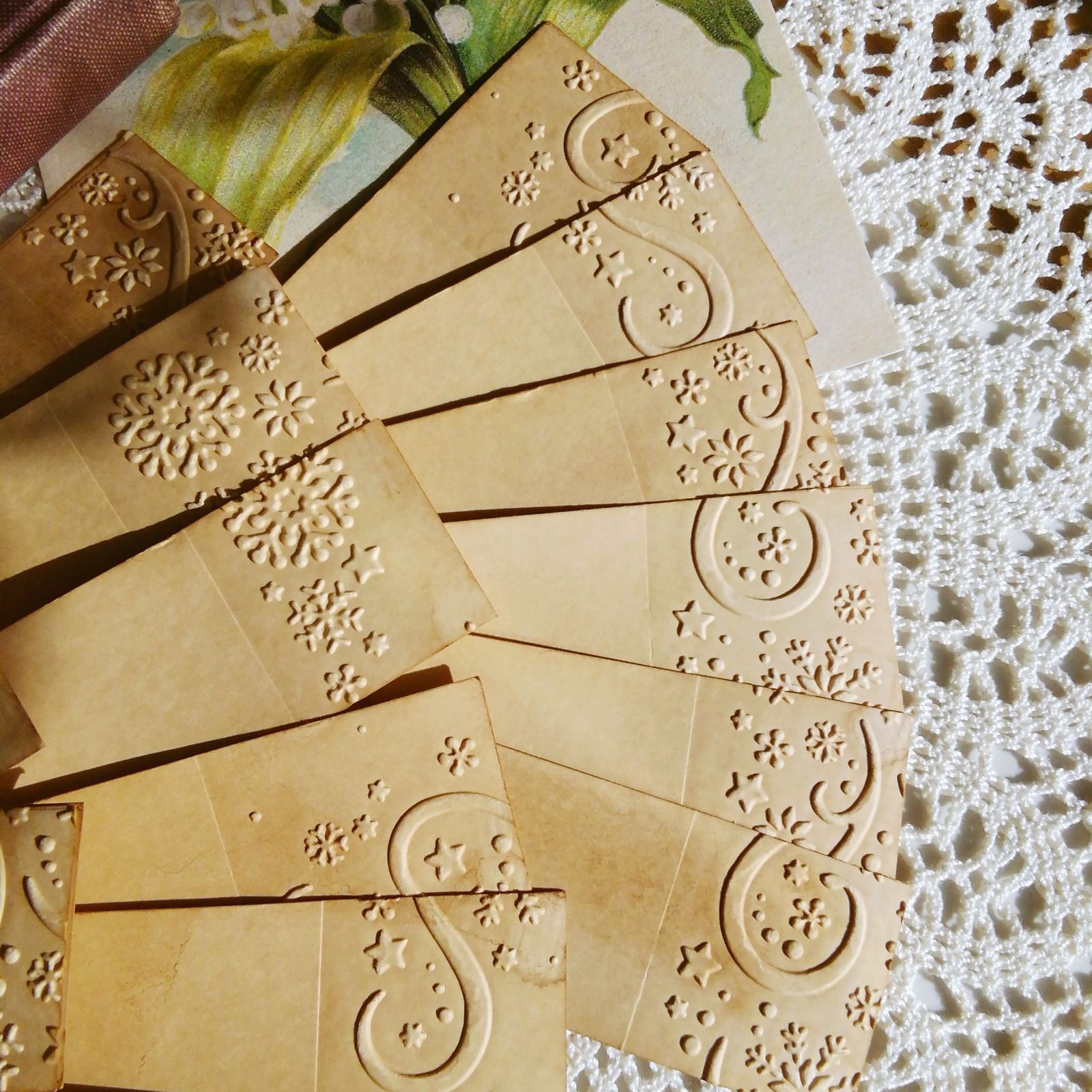 コラージュ素材セット ☆ ④ コーヒー染め風 ☆コーヒー染め用紙4種類計25枚コラージュ素材☆ - メルカリ